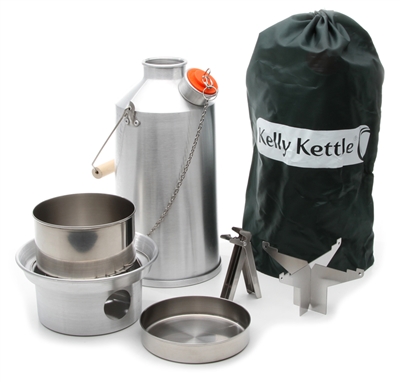Kelly Kettle Stainless Steel Ultimate Base Camp Kit